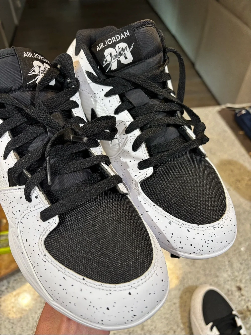 Air Jordan Stadium 90 Low TD ‘Shadow’ Cleats Men’s Size 9 & 9.5 | HQ0210-100